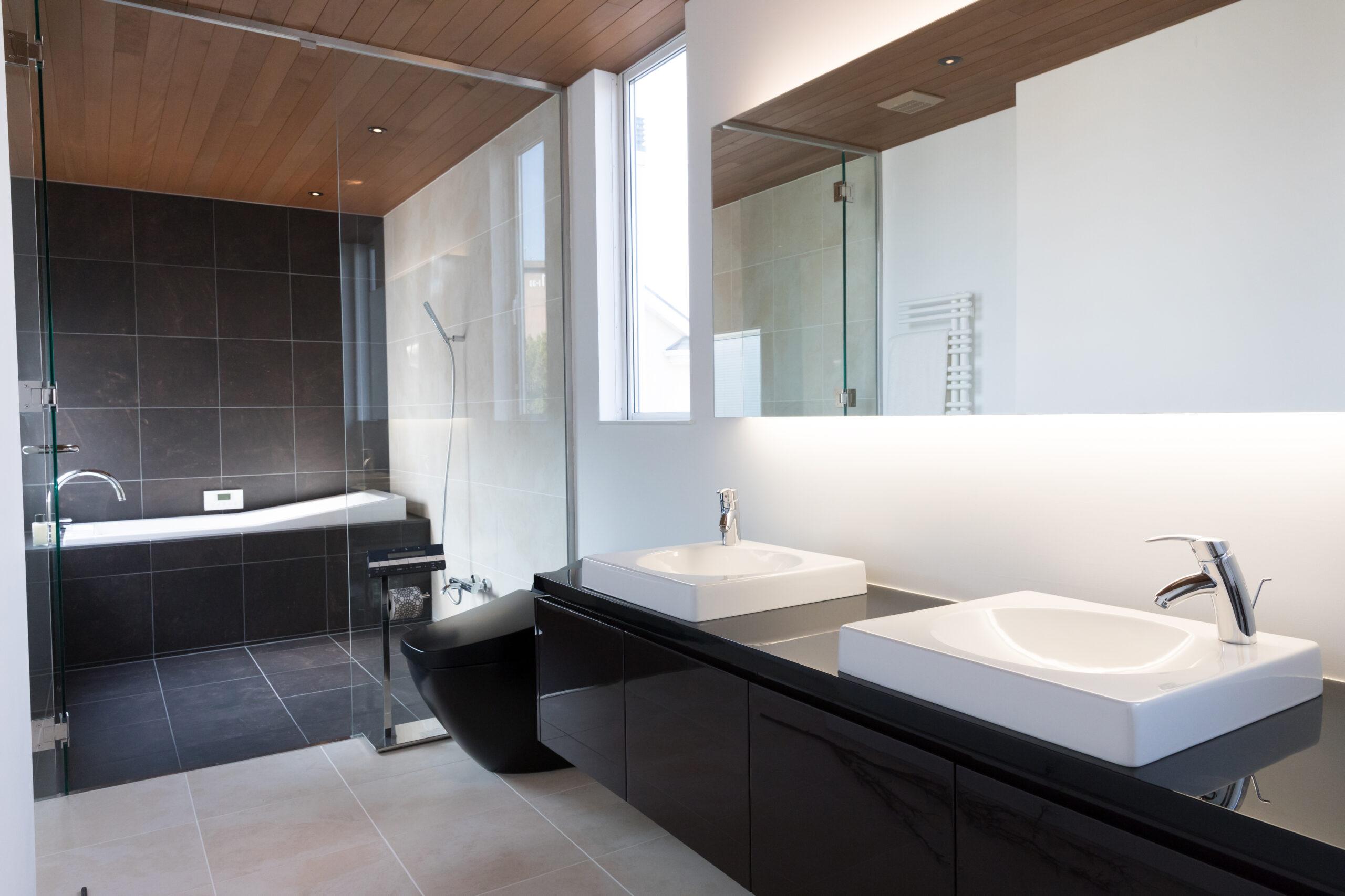 Moderne badkamer na renovatie