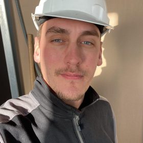 Anthony Loorbach op de bouw